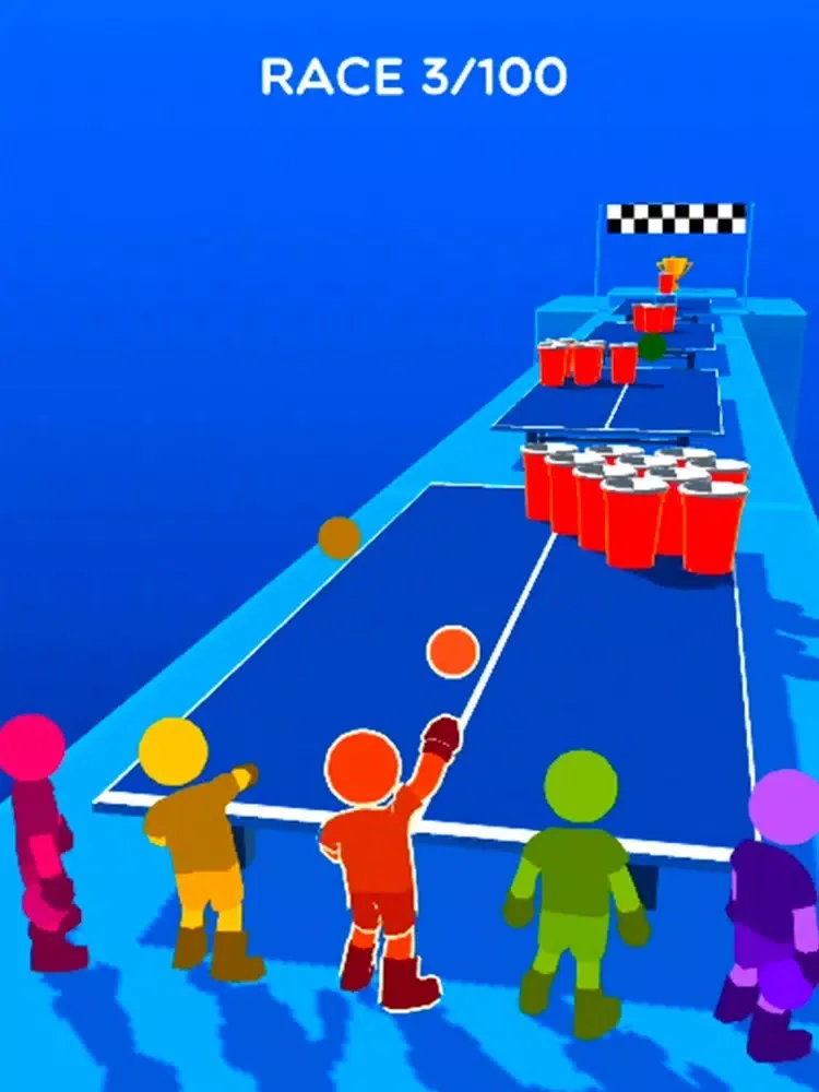 ภาพหน้าจอของ Pong Race! iPad 