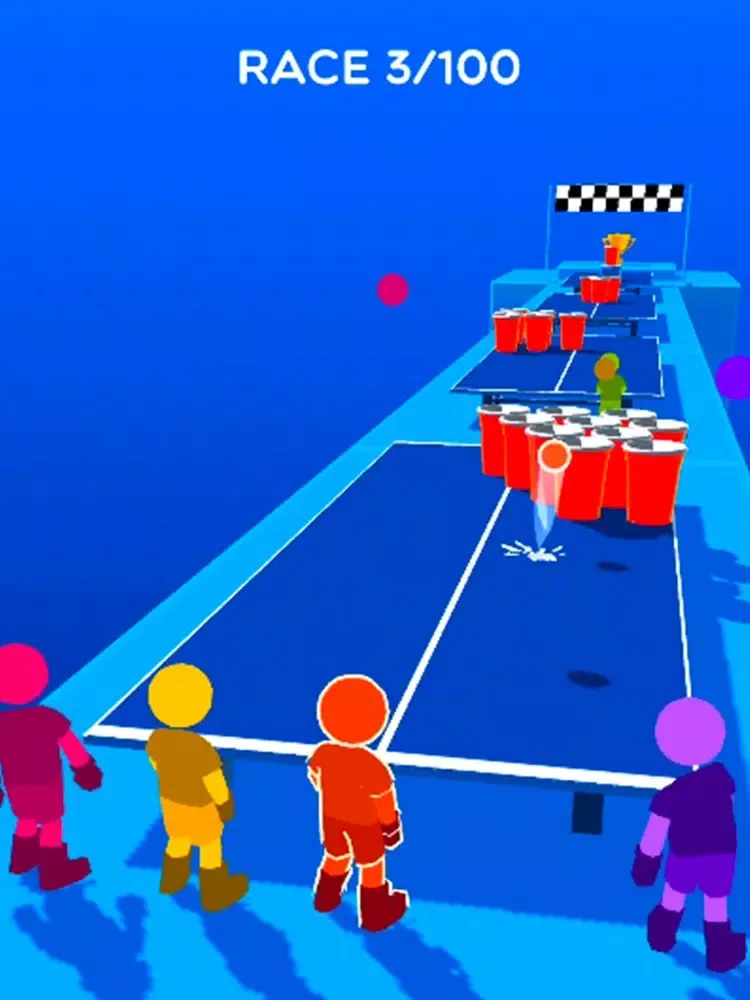 ภาพหน้าจอของ Pong Race! iPad 