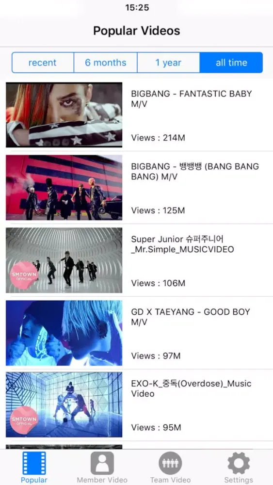 Capturas de tela do K-pop Idol Boys