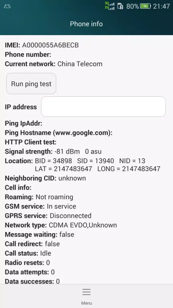 Zrzuty ekranu Development Settings
