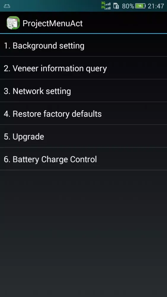 Zrzuty ekranu Development Settings