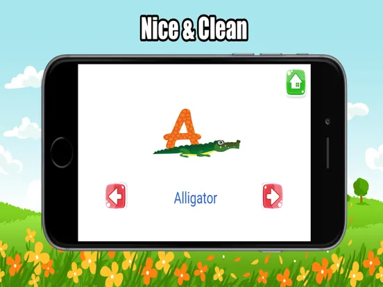 Screenshot di ABC Alphabets Learning Flash Cards For Kids iPad 