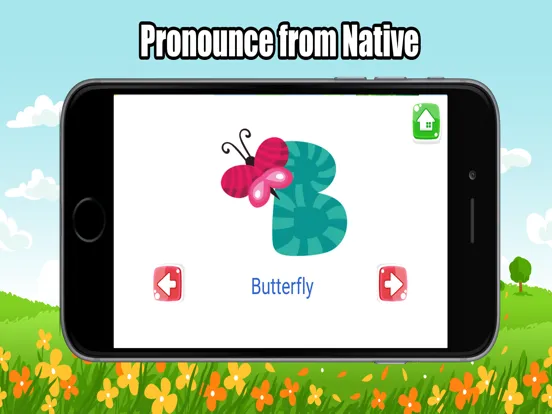 Screenshot di ABC Alphabets Learning Flash Cards For Kids iPad 