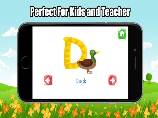 Screenshot di ABC Alphabets Learning Flash Cards For Kids iPad 