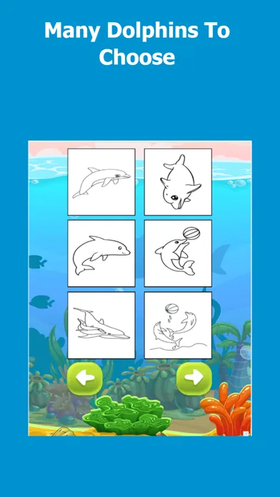 Coloring Dolphin Game Ekran Görüntüleri