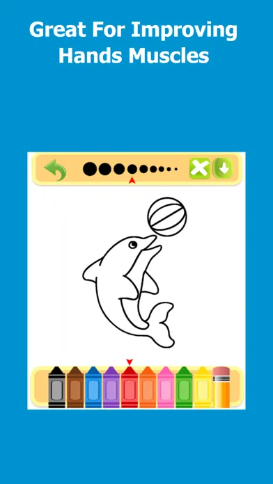 Coloring Dolphin Game Ekran Görüntüleri