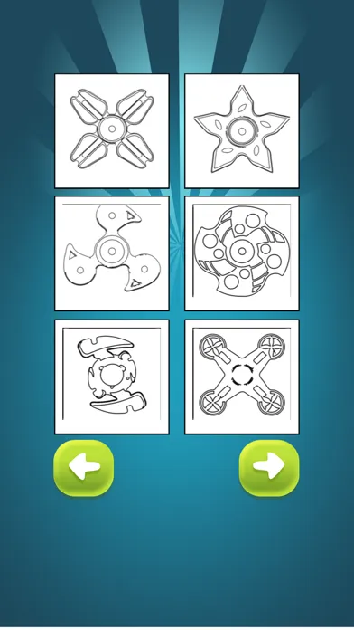 Fidget Spinner Coloring Book سکرین شاٹس