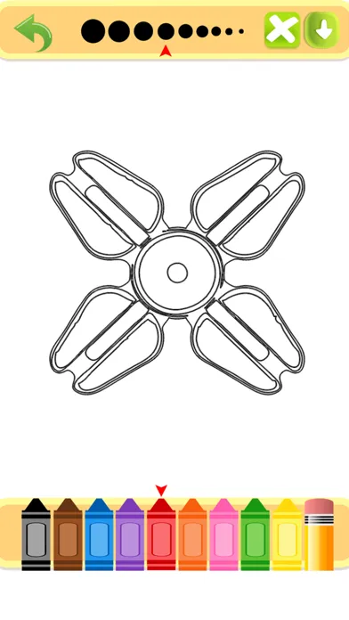 Fidget Spinner Coloring Book سکرین شاٹس