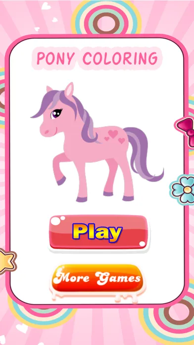 تصاویر Pony Colouring and Painting Book
