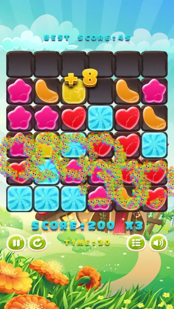 Capturas de tela do Sweet Candy Fever Blast