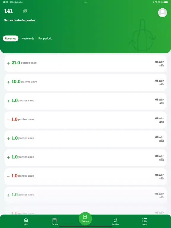 Скриншоты Ponto Caco iPad 