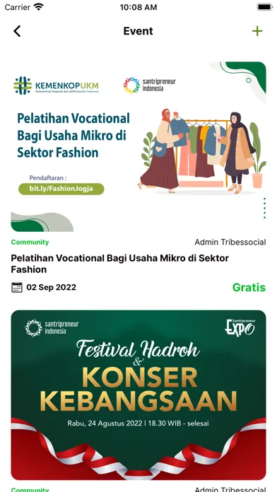 Zrzuty ekranu Santripreneur