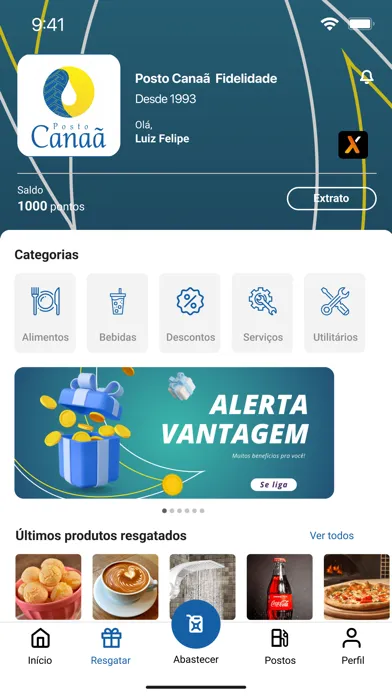 Zrzuty ekranu Posto Canaã Fidelidade