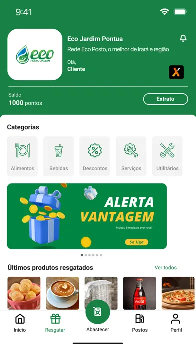 Zrzuty ekranu Eco Jardim Pontua