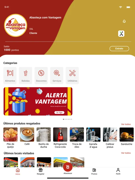 Zrzuty ekranu Abasteça com vantagem iPad 