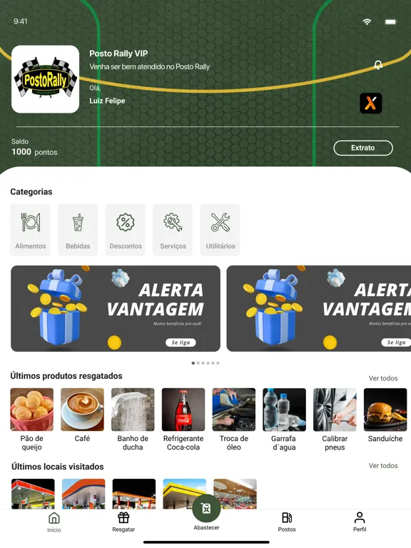 Posto Rally VIP iPad  Ekran Görüntüleri