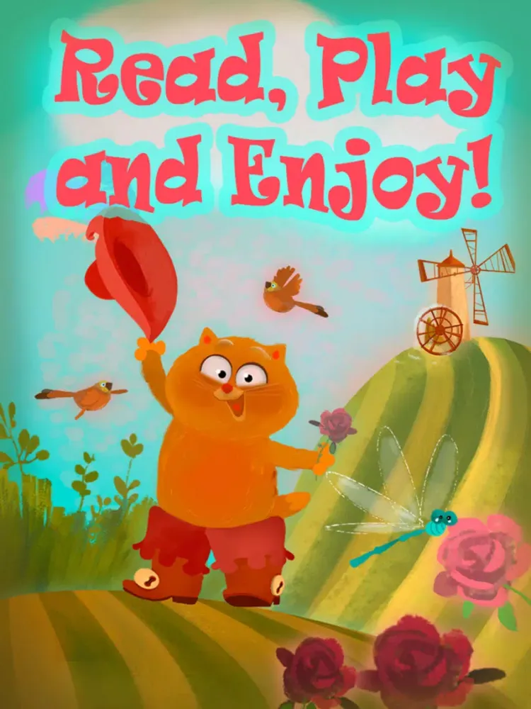 Puss in Boots by Charles Perrault. Full iPad 应用截图