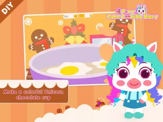 Capturas de pantalla de Pony Cake Cooking Diary. iPad 