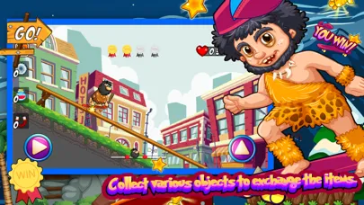 صور Caveman Skater Go - Jump and collect coin to win