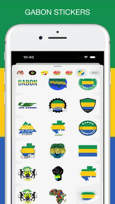 Скриншоты Gabon Sticker