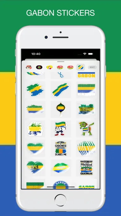 Скриншоты Gabon Sticker