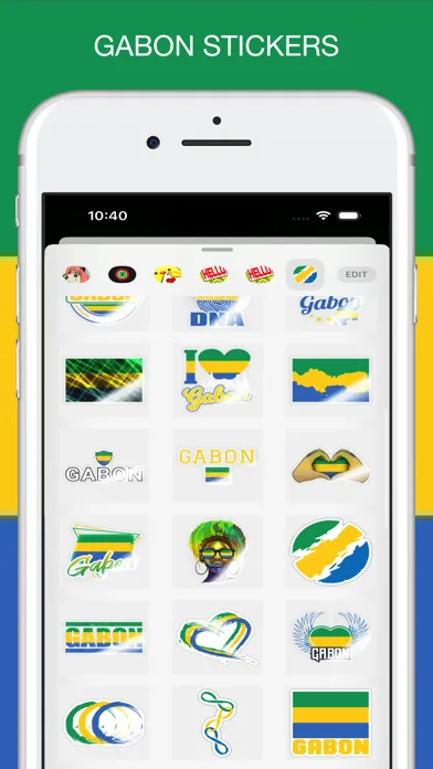 Скриншоты Gabon Sticker