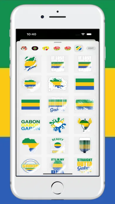 Скриншоты Gabon Sticker