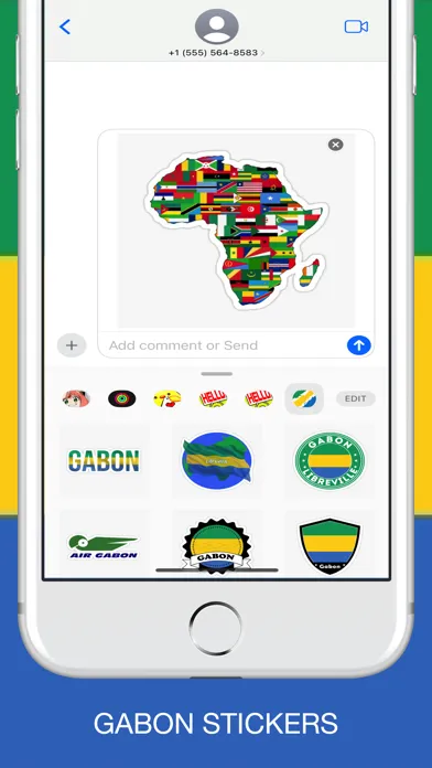Скриншоты Gabon Sticker