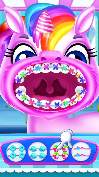 Captures d'écran de Baby Pony Games - Dentist Game