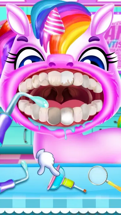 Captures d'écran de Baby Pony Games - Dentist Game