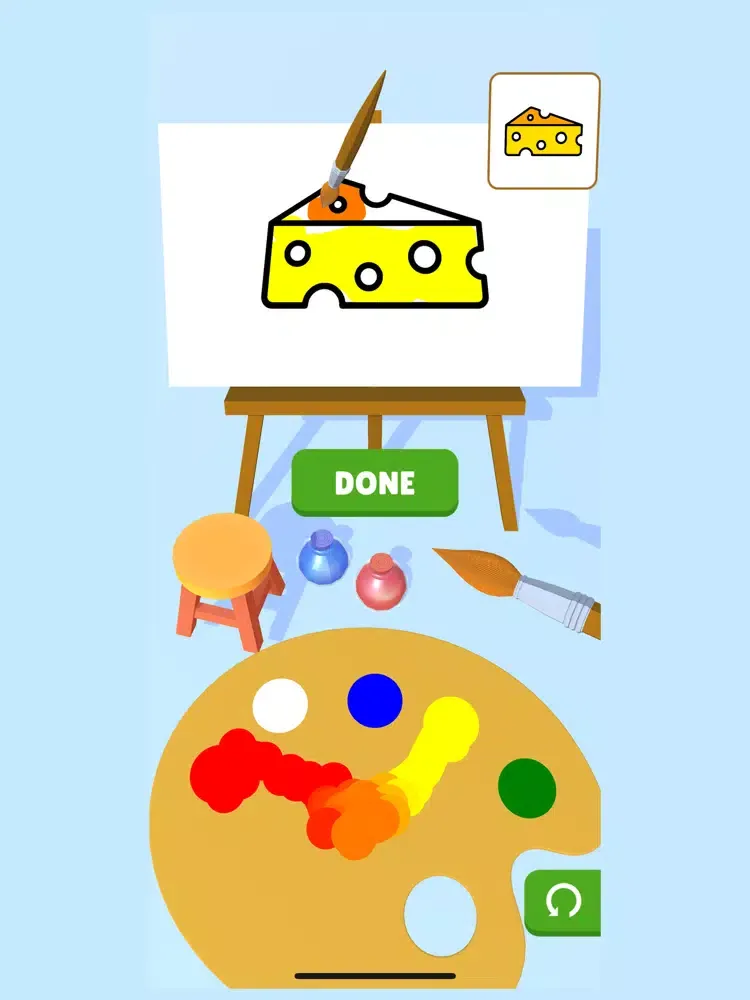 Tangkapan layar Color Mix 3D iPad 