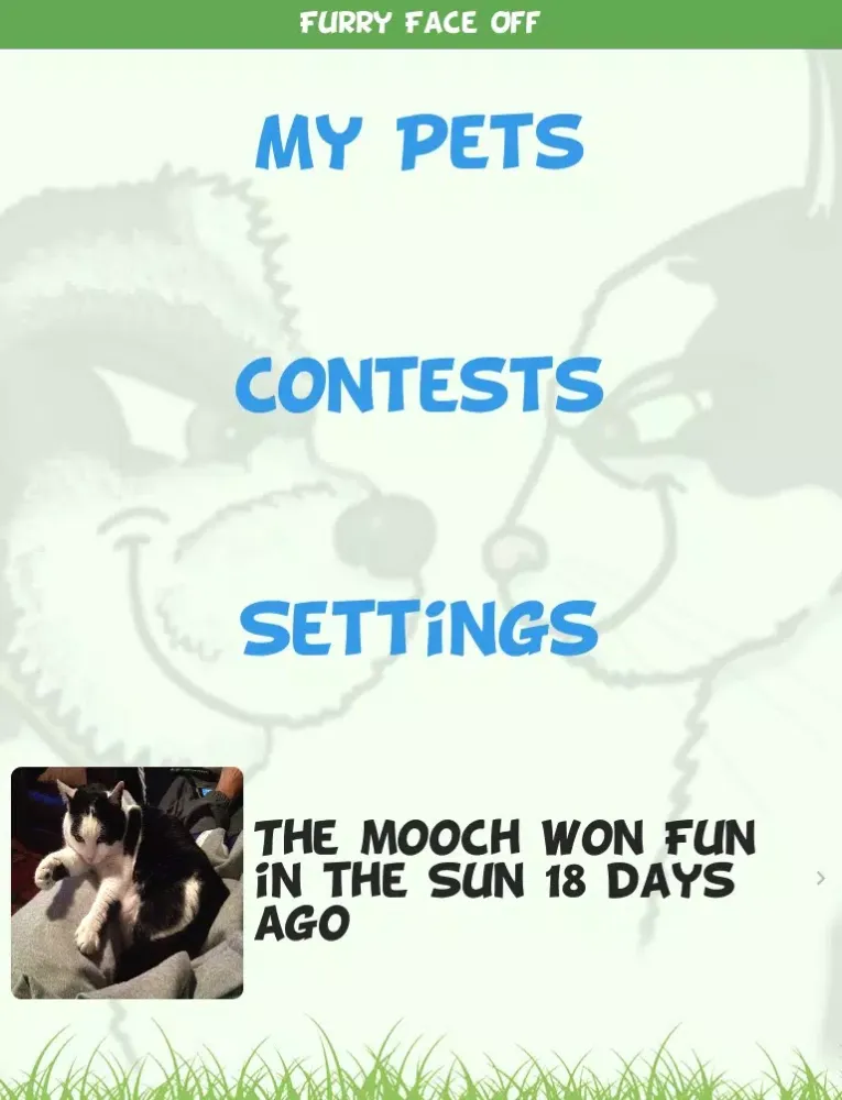 Tangkapan skrin Furry Faceoff - Pet Photo Contests iPad 