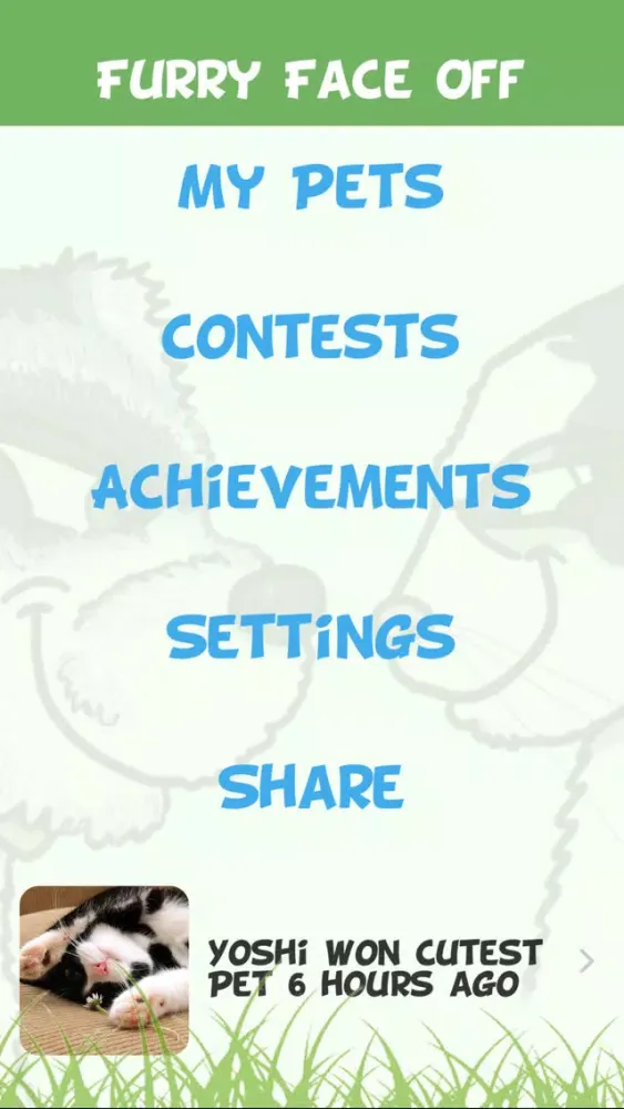 Tangkapan skrin Furry Faceoff - Pet Photo Contests