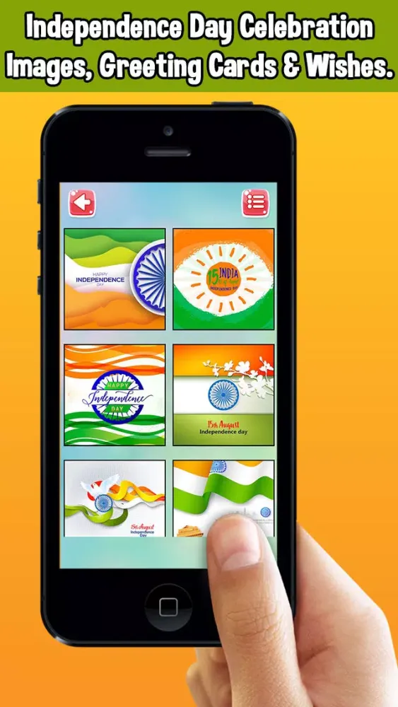 Zrzuty ekranu 15th August Independence Day Cards & Wishes Free