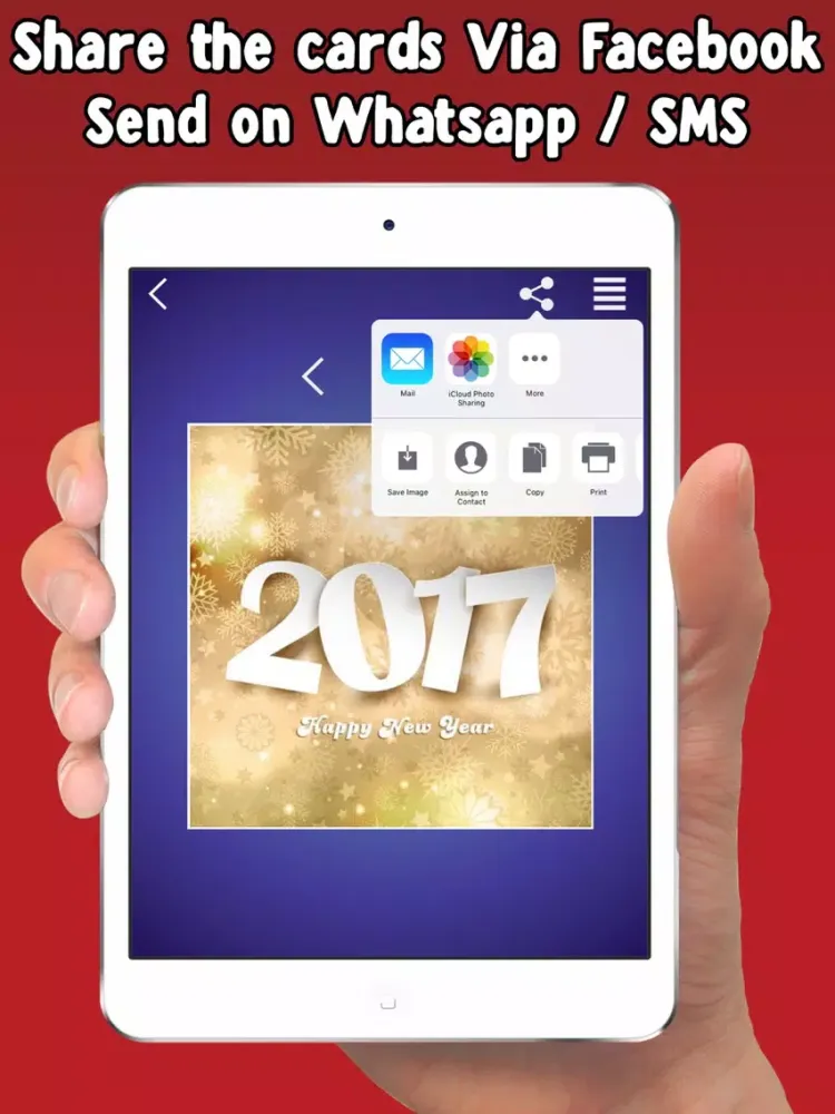 تصاویر New Year Cards 2017 iPad 