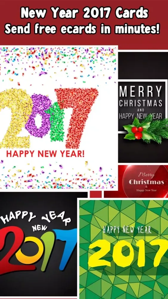 تصاویر New Year Cards 2017