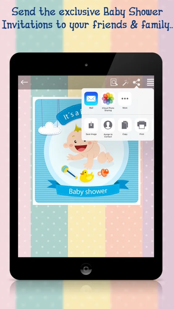 Screenshot di Baby Shower Invitations