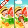 Spot the Difference for Kids & Toddlers - Preschool Nursery Learning Game