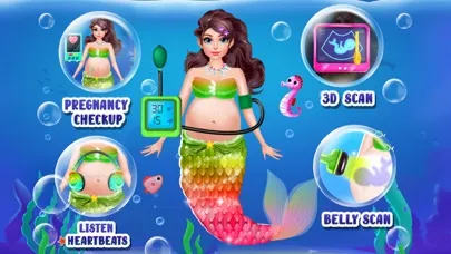 Mermaid Mom & Baby Care Games Screenshots
