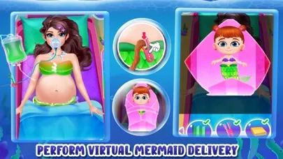 Mermaid Mom & Baby Care Games Screenshots