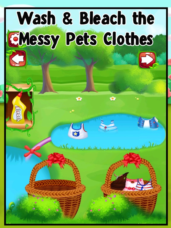 Messy Pets Daycare Washing Laundry iPad  سکرین شاٹس