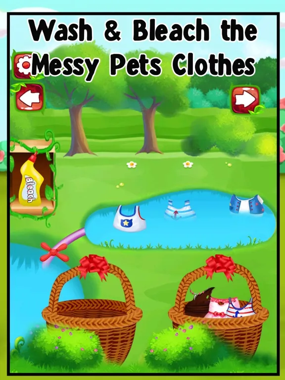 Messy Pets Daycare Washing Laundry iPad  スクリーンショット