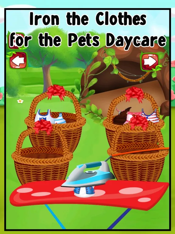 Messy Pets Daycare Washing Laundry iPad  スクリーンショット
