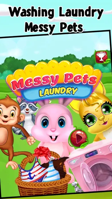 Messy Pets Daycare Washing Laundry スクリーンショット