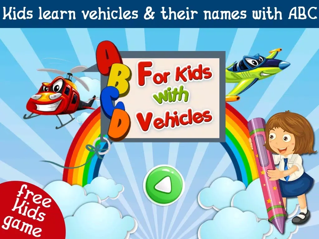 Capturas de tela do ABCD for Kids With Vehicles Learning iPad 