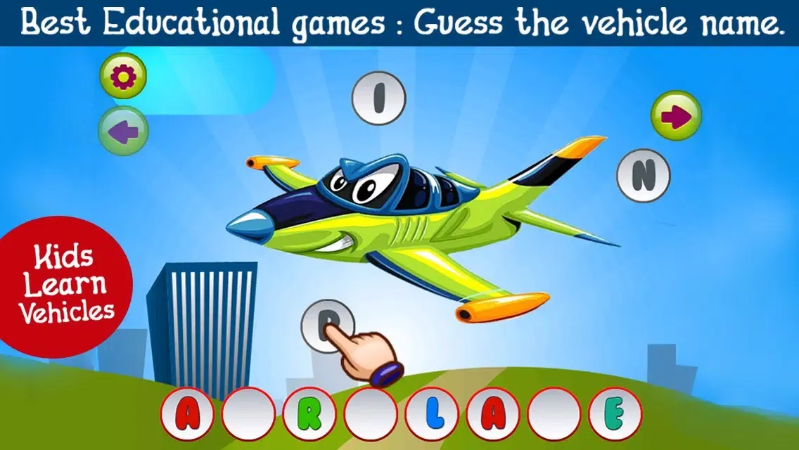 Capturas de tela do ABCD for Kids With Vehicles Learning