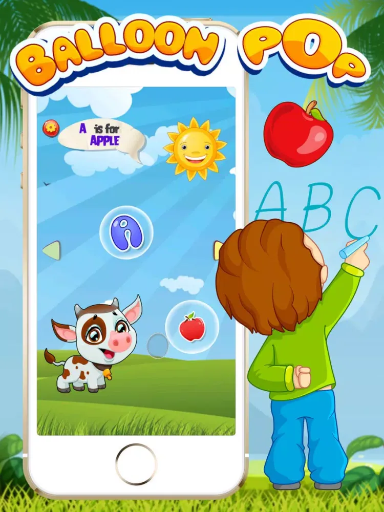 تصاویر Preschool Learning Balloon Pop - First Words Kids Learning Games for Preschool Toddlers & Kindergarten iPad 