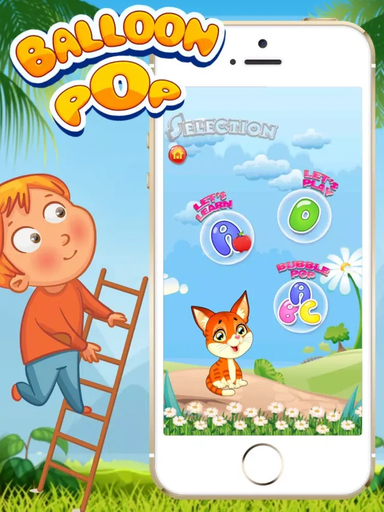 تصاویر Preschool Learning Balloon Pop - First Words Kids Learning Games for Preschool Toddlers & Kindergarten iPad 