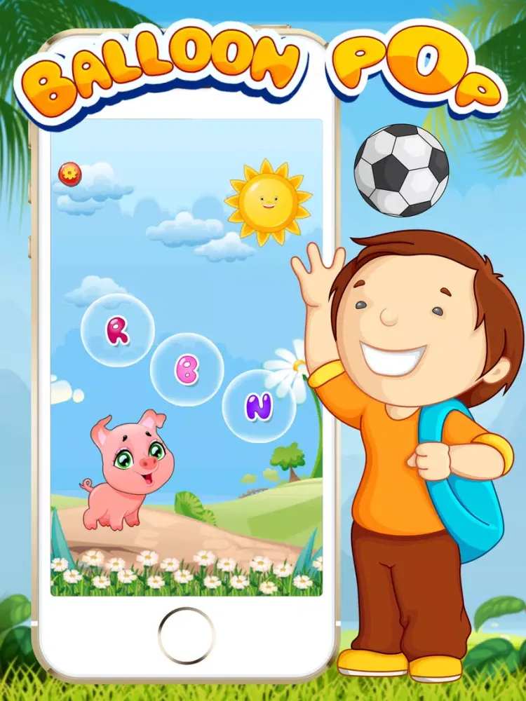 تصاویر Preschool Learning Balloon Pop - First Words Kids Learning Games for Preschool Toddlers & Kindergarten iPad 
