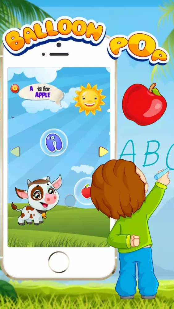تصاویر Preschool Learning Balloon Pop - First Words Kids Learning Games for Preschool Toddlers & Kindergarten